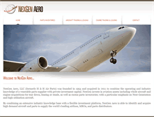 Tablet Screenshot of nexgen-aero.com